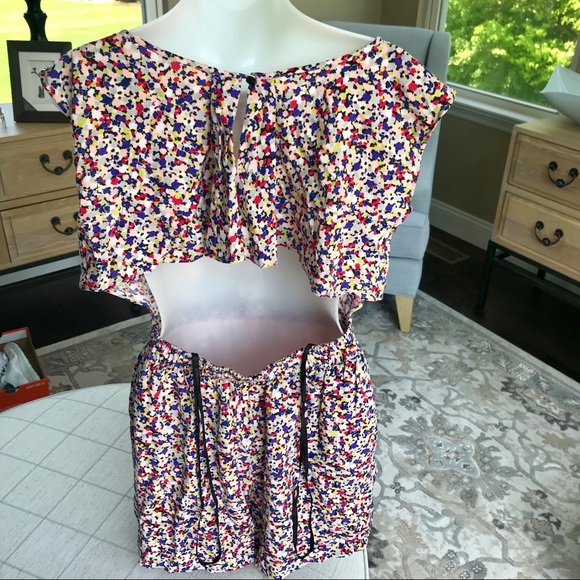 {BCBGeneration} Open Back Romper - Picture 8 of 8